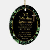 Gepersonaliseerde Jubileum voor de beste bestellin Keramisch Ornament (Rechts)