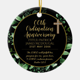 Gepersonaliseerde Jubileum voor de beste bestellin Keramisch Ornament