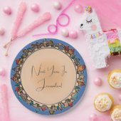 Gepersonaliseerde Judaica Jerusalem Papieren Bordje (Feest)