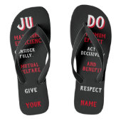 Gepersonaliseerde Judo Teenslippers (Voetbed)