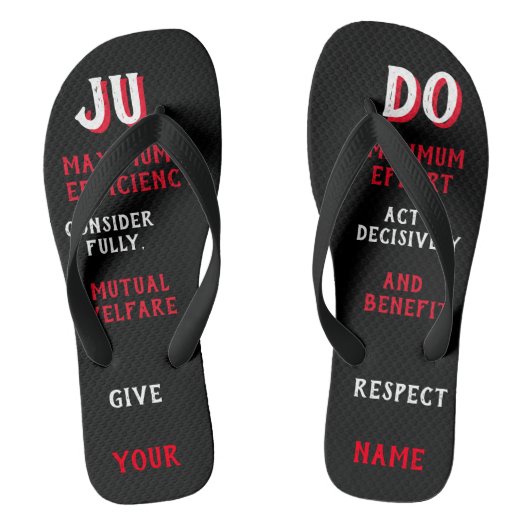 Gepersonaliseerde Judo Teenslippers (Voetbed)