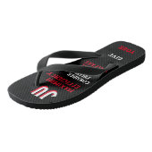 Gepersonaliseerde Judo Teenslippers (Schuin)