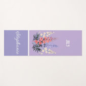 Gepersonaliseerde Juli Geboorte Bloem Aangepaste N Yogamat (Voorkant (horizontaal))