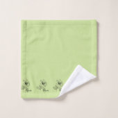 Gepersonaliseerde juni Honeysuckle Geboorte Bloem Bad Handdoek (Wasdoekje)