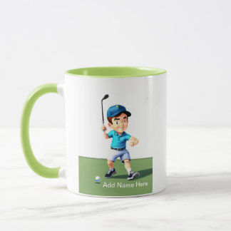 Gepersonaliseerde Junior Golfer's Combo Mok