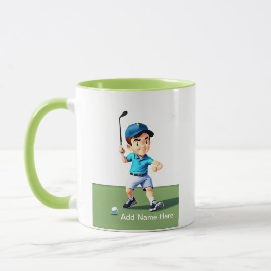 Gepersonaliseerde Junior Golfer's Combo Mok (Links)