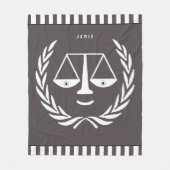 Gepersonaliseerde jurist Fleece Blanket (Voorkant)