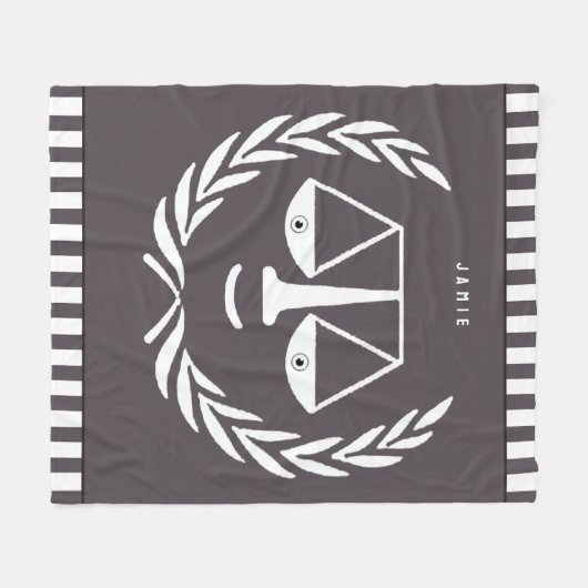 Gepersonaliseerde jurist Fleece Blanket (Voorkant (Horizontaal))