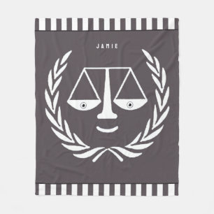 Gepersonaliseerde jurist Fleece Blanket Deken