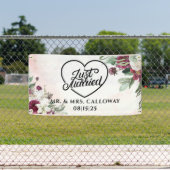 Gepersonaliseerde Just Married Car Banner (Insitu)