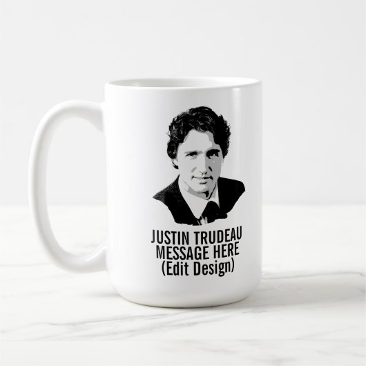 GEPERSONALISEERDE JUSTIN TRUDEAU KOFFIEMOK (Links)