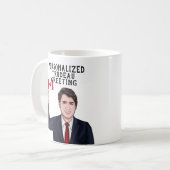 GEPERSONALISEERDE JUSTIN TRUDEAU KOFFIEMOK (Voorkant links)