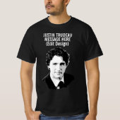 GEPERSONALISEERDE JUSTIN TRUDEAU T-SHIRT (Voorkant)