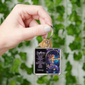 Gepersonaliseerde juweel Galaxy Zodiac Boogschutte Sleutelhanger (Hand)