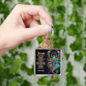 Gepersonaliseerde juweel Galaxy Zodiac Schorpioen Sleutelhanger (Hand)