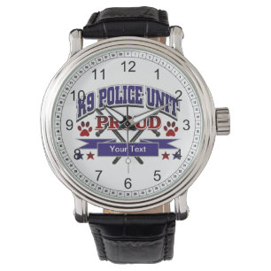 Gepersonaliseerde K9 eenheid trots Horloge