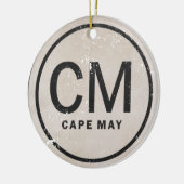 Gepersonaliseerde  Kaapstad mei New Jersey Keramisch Ornament (Links)