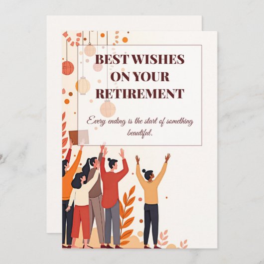 Gepersonaliseerde Kaart – Afscheidscollega’s (Voorkant / Achterkant)