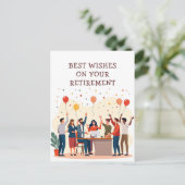 Gepersonaliseerde Kaart – Afscheidscollega’s (Staand voorkant)