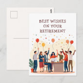 Gepersonaliseerde Kaart – Afscheidscollega’s (Voorkant / Achterkant)