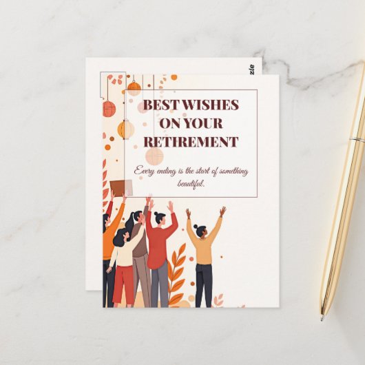 Gepersonaliseerde Kaart – Afscheidscollega’s (Voorkant / Achterkant in situ)