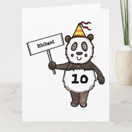 Gepersonaliseerde Kaart van de Birthday-Kind van P