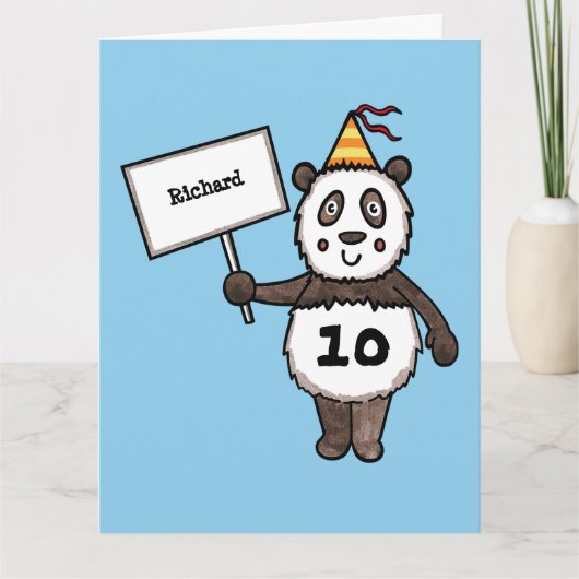 Gepersonaliseerde Kaart van de Birthday-Kind van P (Voorkant)