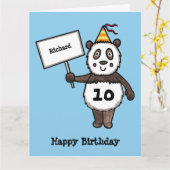 Gepersonaliseerde Kaart van de Birthday-Kind van P (Gele Bloem)