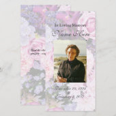 Gepersonaliseerde Kaart van gebedde gebedden / geb (Voorkant / Achterkant)