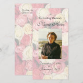 Gepersonaliseerde Kaart van gebedde gebedden / geb (Voorkant / Achterkant)