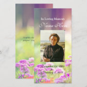 Gepersonaliseerde Kaart van gebedde gebedden / geb (Voorkant / Achterkant)