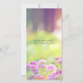 Gepersonaliseerde Kaart van gebedde gebedden / geb (Achterkant)