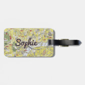 Gepersonaliseerde  kaart van Londen kinder bagagel Bagagelabel (Achterkant horizontaal)