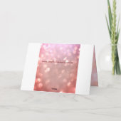 Gepersonaliseerde kaart voor geboorte aan toonder (Achterkant)