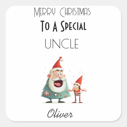 Gepersonaliseerde Kaart voor geliefde Vierkante Sticker (Voorkant)