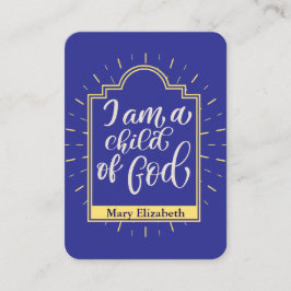 Gepersonaliseerde Kaart voor het bedtijdgebed van  Plaatskaartje