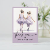 Gepersonaliseerde Kaarten voor dansdocenten (Staand voorkant)