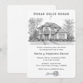 Gepersonaliseerde Kaarten Voor Huisopening