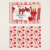 Gepersonaliseerde Kaarten voor Valentijn Visitekaartje (Voorkant /achterkant)