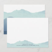 Gepersonaliseerde kaartjes voor gebergte (Voorkant / Achterkant)