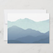 Gepersonaliseerde kaartjes voor gebergte (Achterkant)