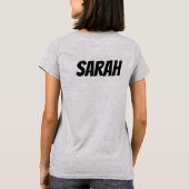 Gepersonaliseerde kaas/bier 30e Shirt op de geboor (Achterkant)