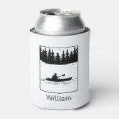 Gepersonaliseerde kajakken kajaker blikjeskoeler (Blikje Voorkant)