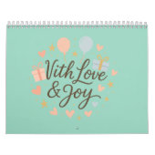 Gepersonaliseerde kalender 2025 – Stijlvol, functi (Hoes)