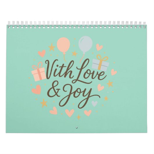 Gepersonaliseerde kalender 2025 – Stijlvol, functi (Hoes)