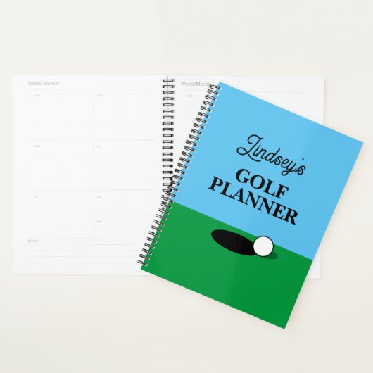 Gepersonaliseerde kalender golf planner agenda boe (Display)