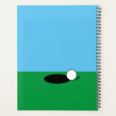 Gepersonaliseerde kalender golf planner agenda boe (Achterkant)