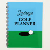 Gepersonaliseerde kalender golf planner agenda boe (Voorkant)