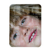 Gepersonaliseerde kalenders 2017 flexibele magneet (Verticaal)