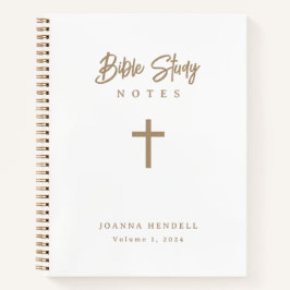 Gepersonaliseerde kalligrafie Gold Cross Bijbelstu Notitieboek